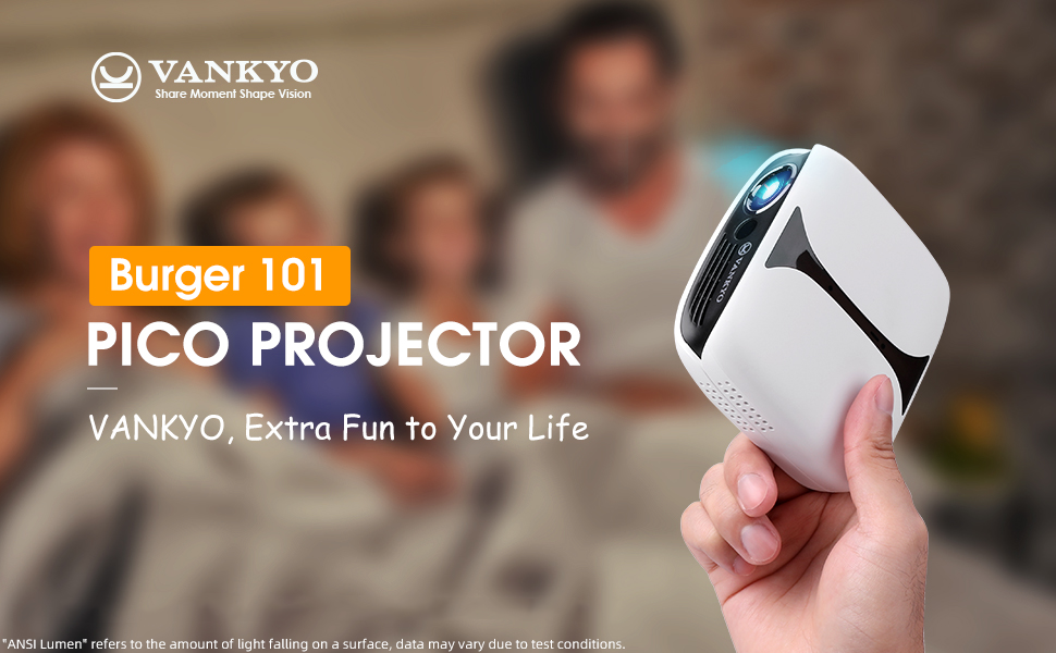 Vankyo Mini Burger Projector - Extra Fun to your Life